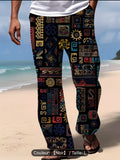 Pantalon à motifs été