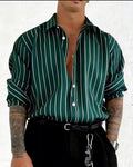 Chemise classe homme mi long