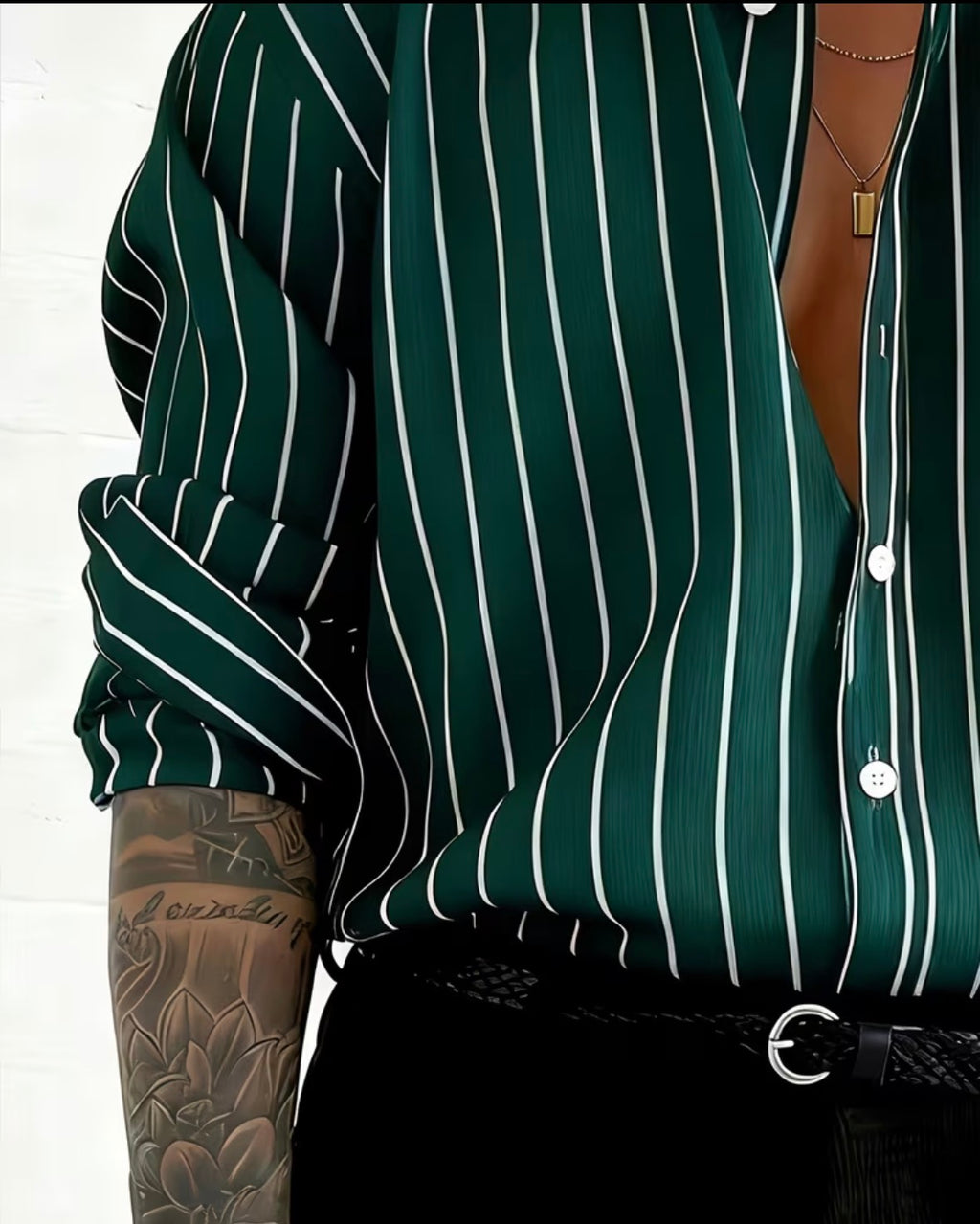 Chemise classe homme mi long