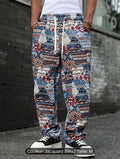 Pantalon à motifs